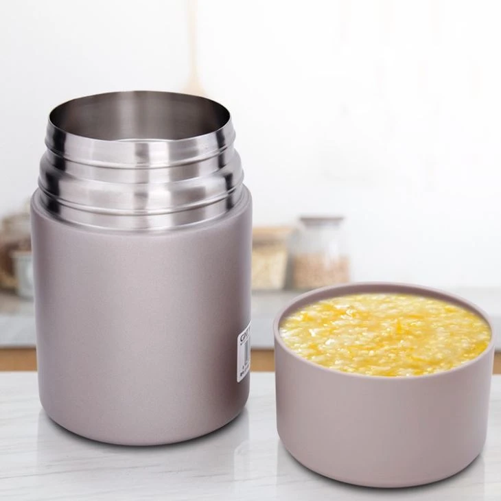 Stainless Steel Insulated Food Jar Lunch Vacuum Container Box