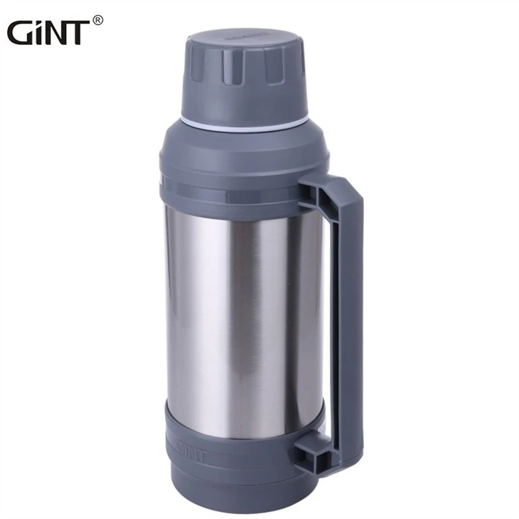 Customized Handgrip Double Wall Stainless Steel Vacuum Thermos Flask Coffee Carafe Jug With Handle